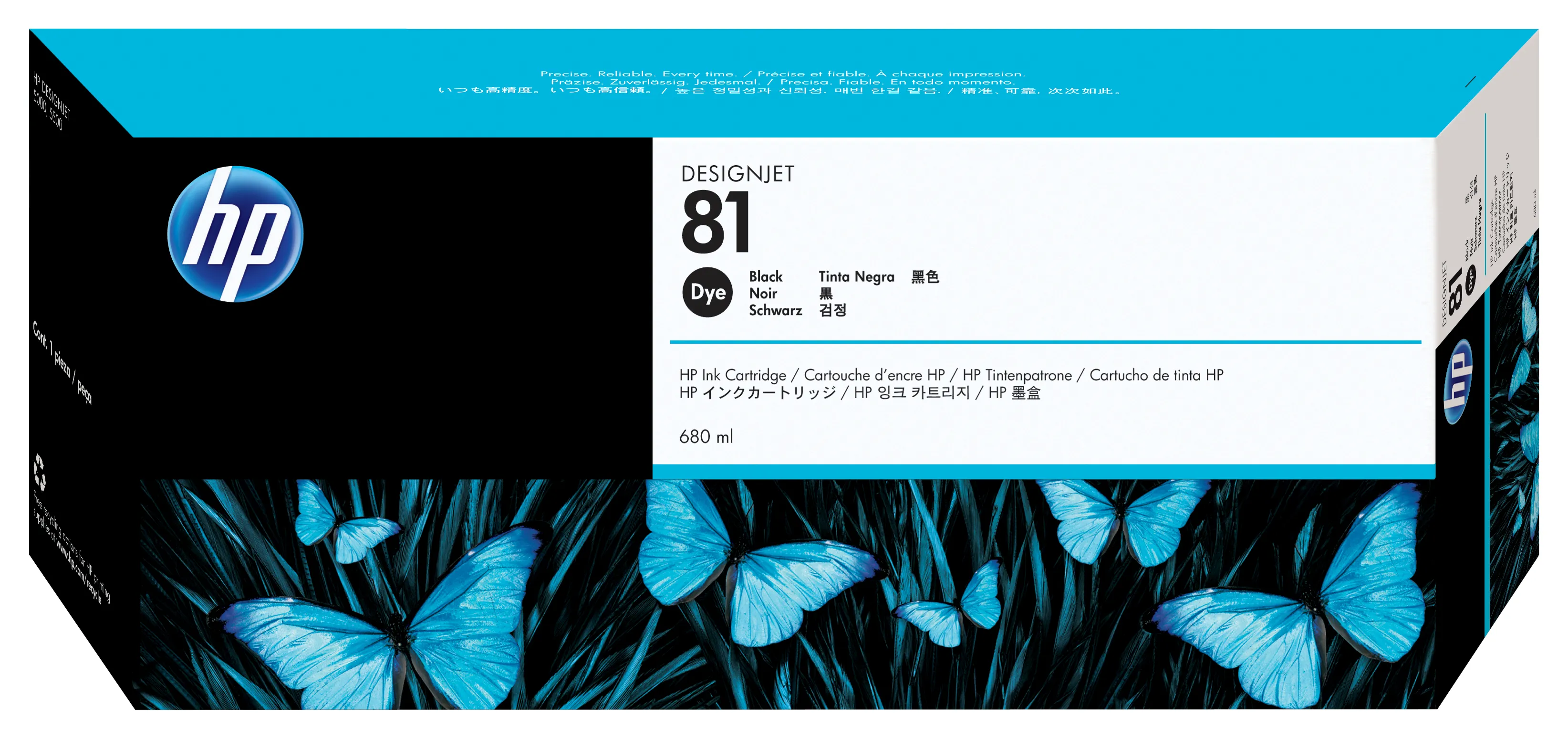 HP 81 Ink cartridge, 680 ml, Black
