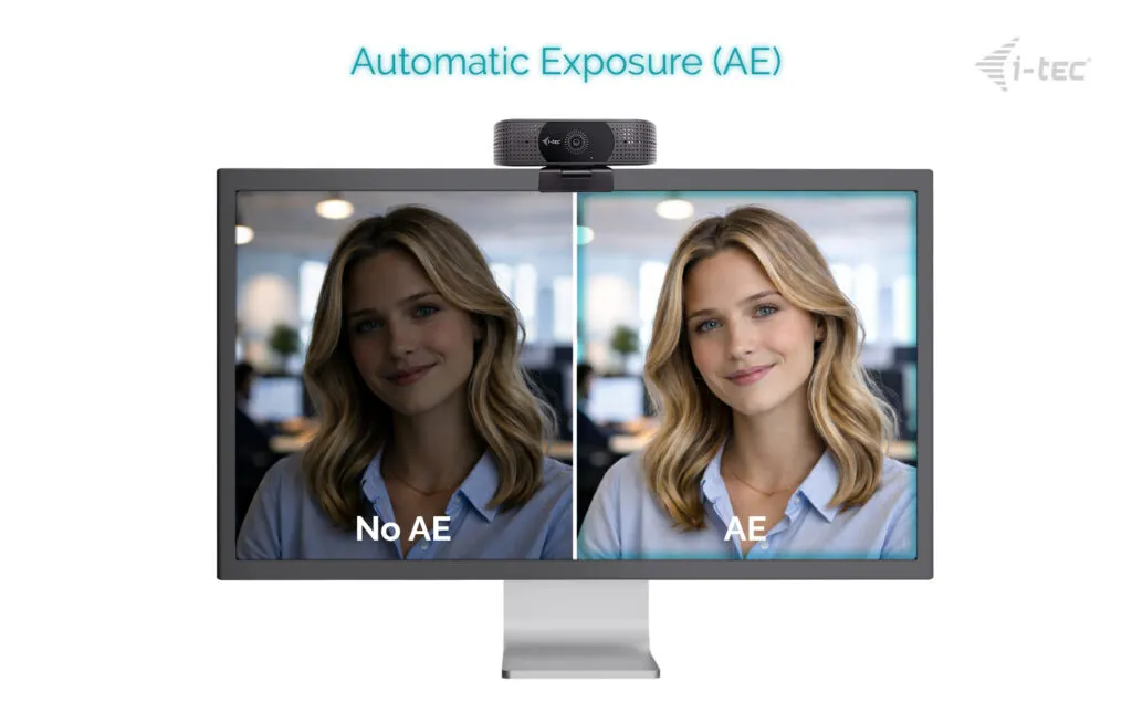 I-tec Solomon 500 4K UHD, automaattitarkennus -webkamera + kaksoismikrofoni, musta