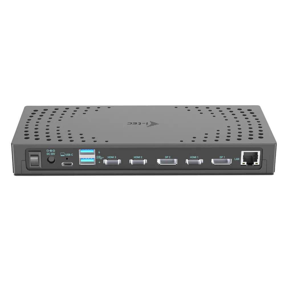 I-Tec SB 3.0 / USB-C / Thunderbolt, 3x 4K Gen 2 + Power Delivery 100W - docking station