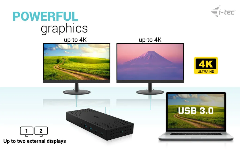 I-Tec SB 3.0 / USB-C / Thunderbolt, 3x 4K Gen 2 + Power Delivery 100W - docking station