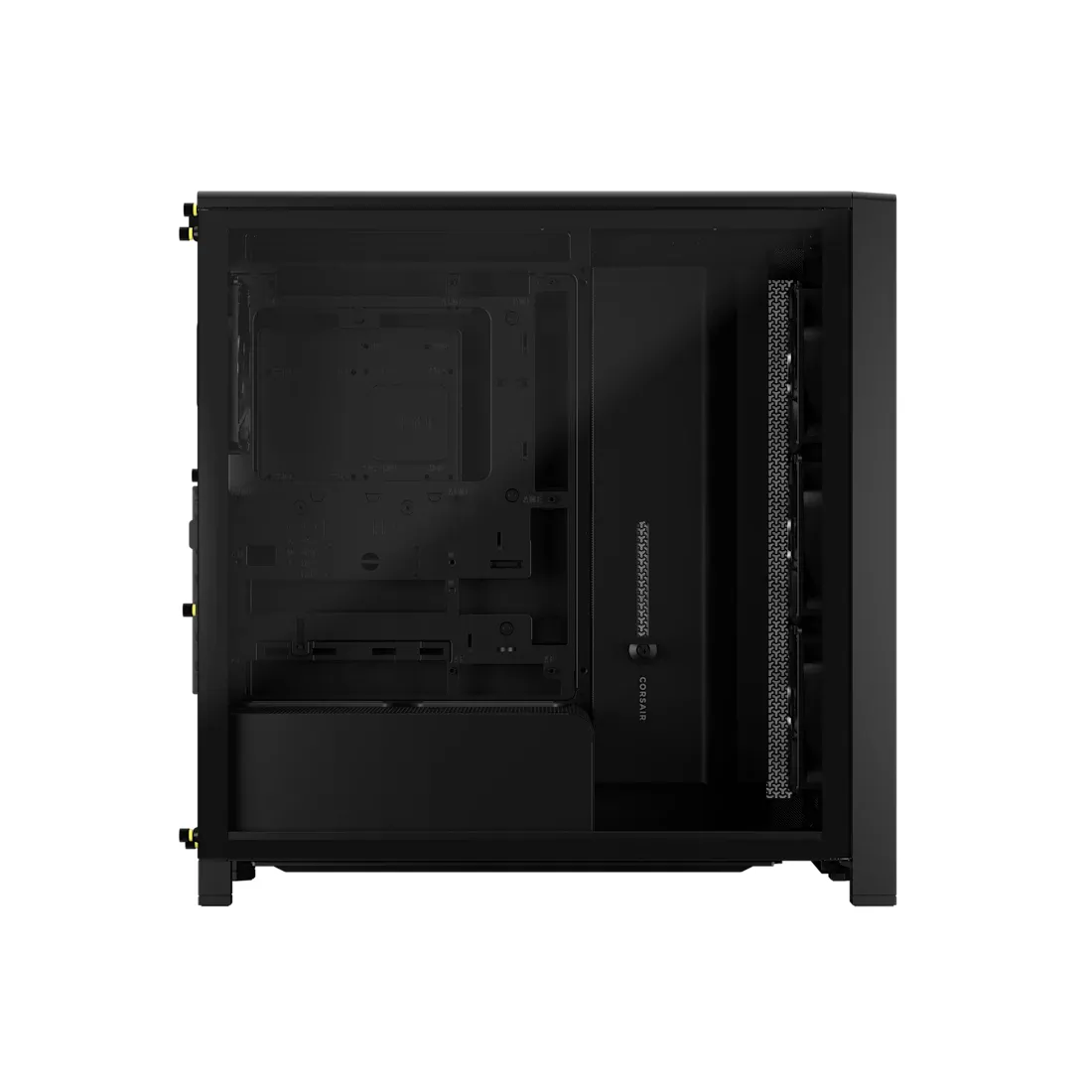 Corsair Frame 4000D Wood RS -miditornikotelo ikkunalla, musta, puu