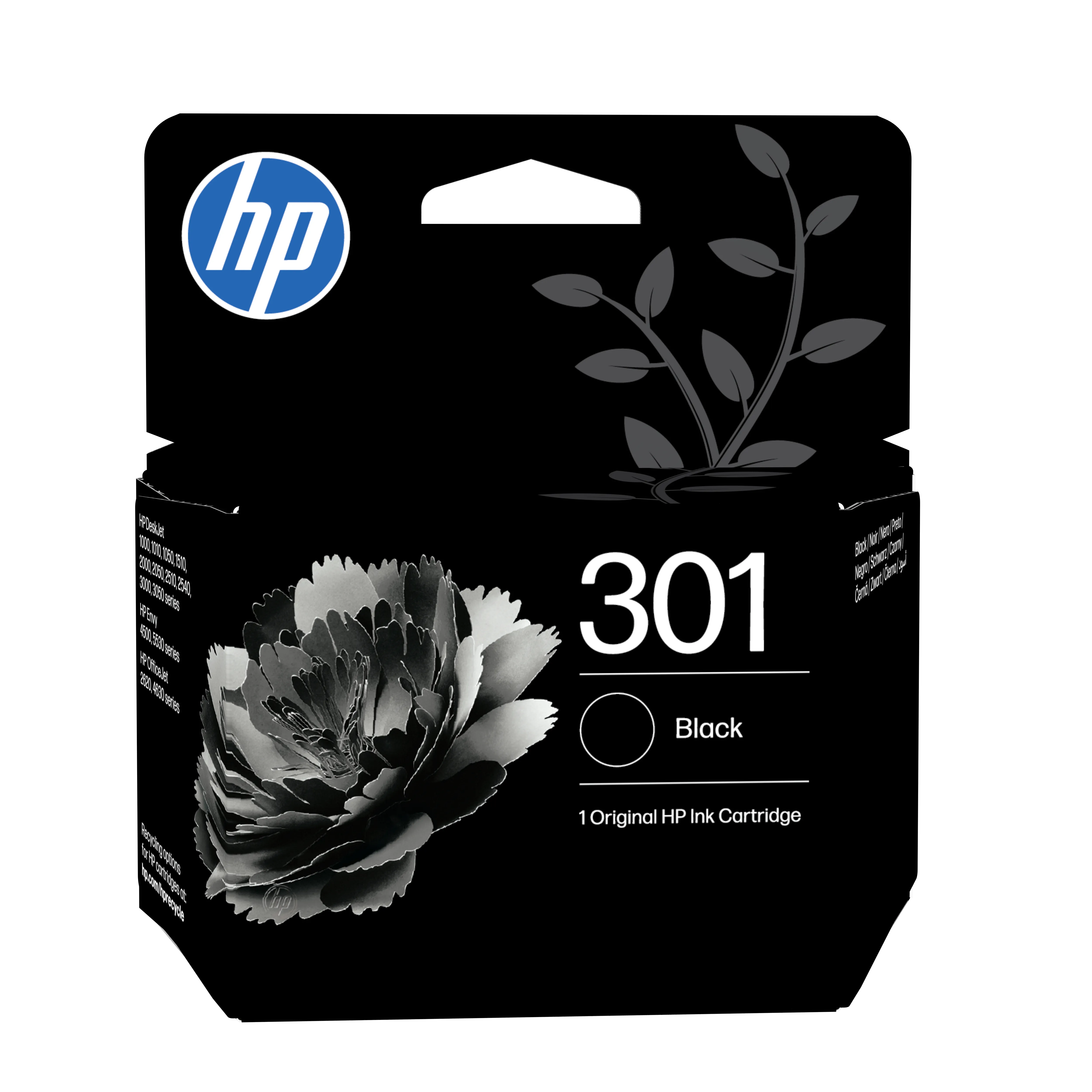 HP 301 Ink cartridge, 3 ml, Black