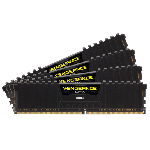 Corsair 16 GB (2 x 8 GB) Vengeance LPX, DDR4 4500 MHz - memory, black