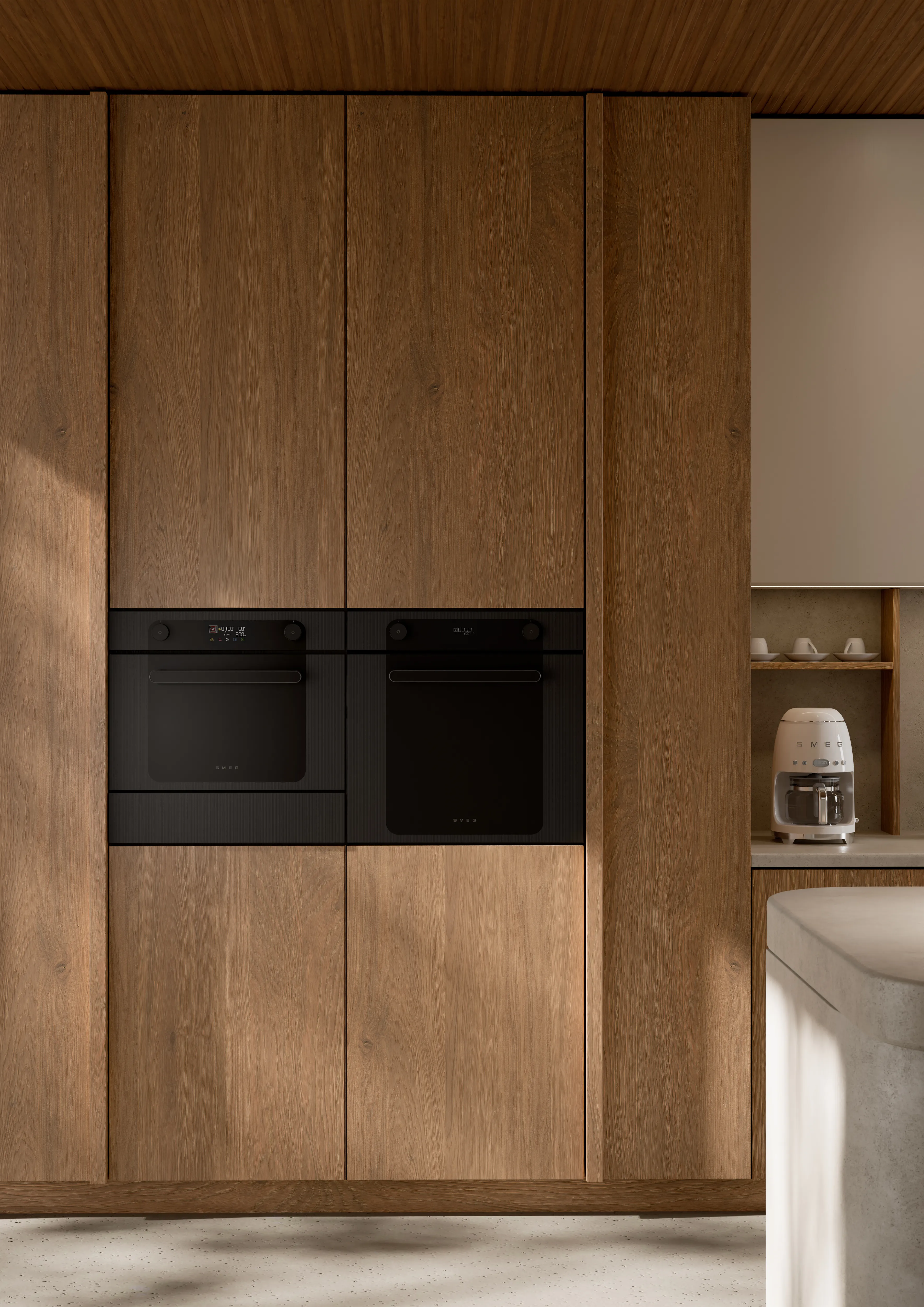 Smeg 50's Style DCF02WHEU 10 koppar kaffebryggare, vit