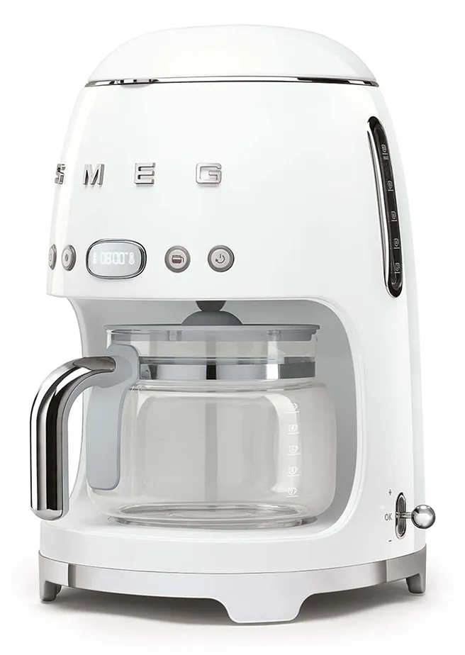Smeg 50's Style DCF02WHEU -kahvinkeitin, Valkoinen