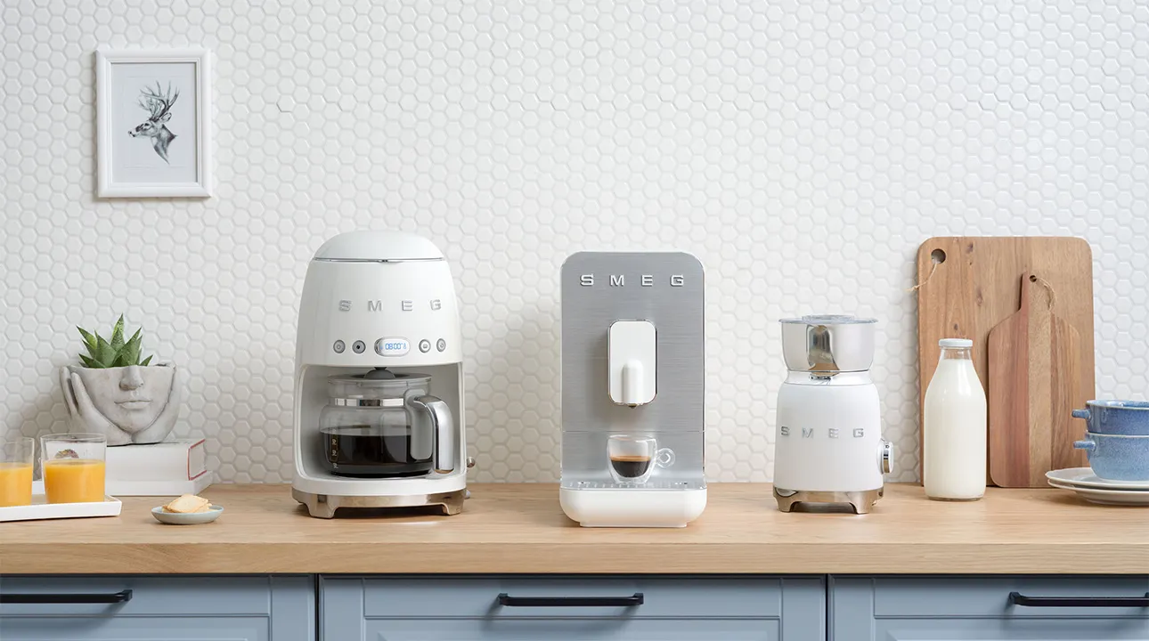 Smeg 50's Style DCF02WHEU - kaffebryggare, Vit