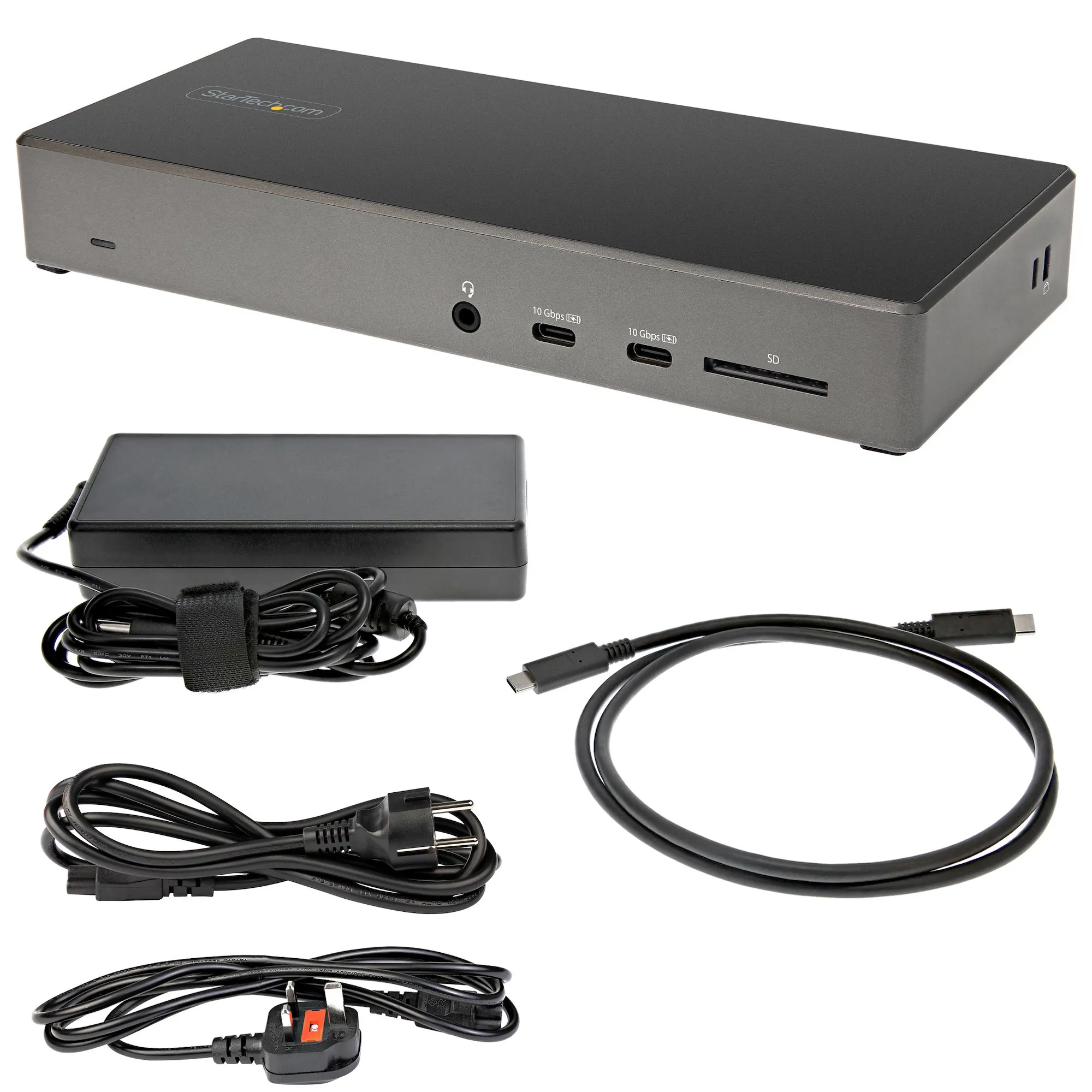 USB C Dock Triple 4K - 100W PD 6x USB