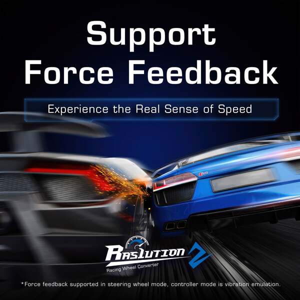 Brook Gaming Ras1ution 2 - PS/Switch Sim-Racing Signal adapteri