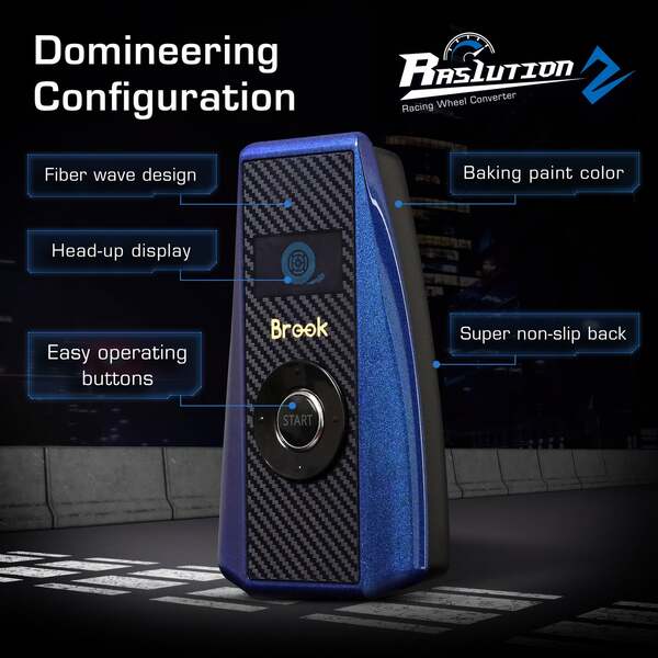 Brook Gaming Ras1ution 2 - PS/Switch Sim-Racing Signal adapteri