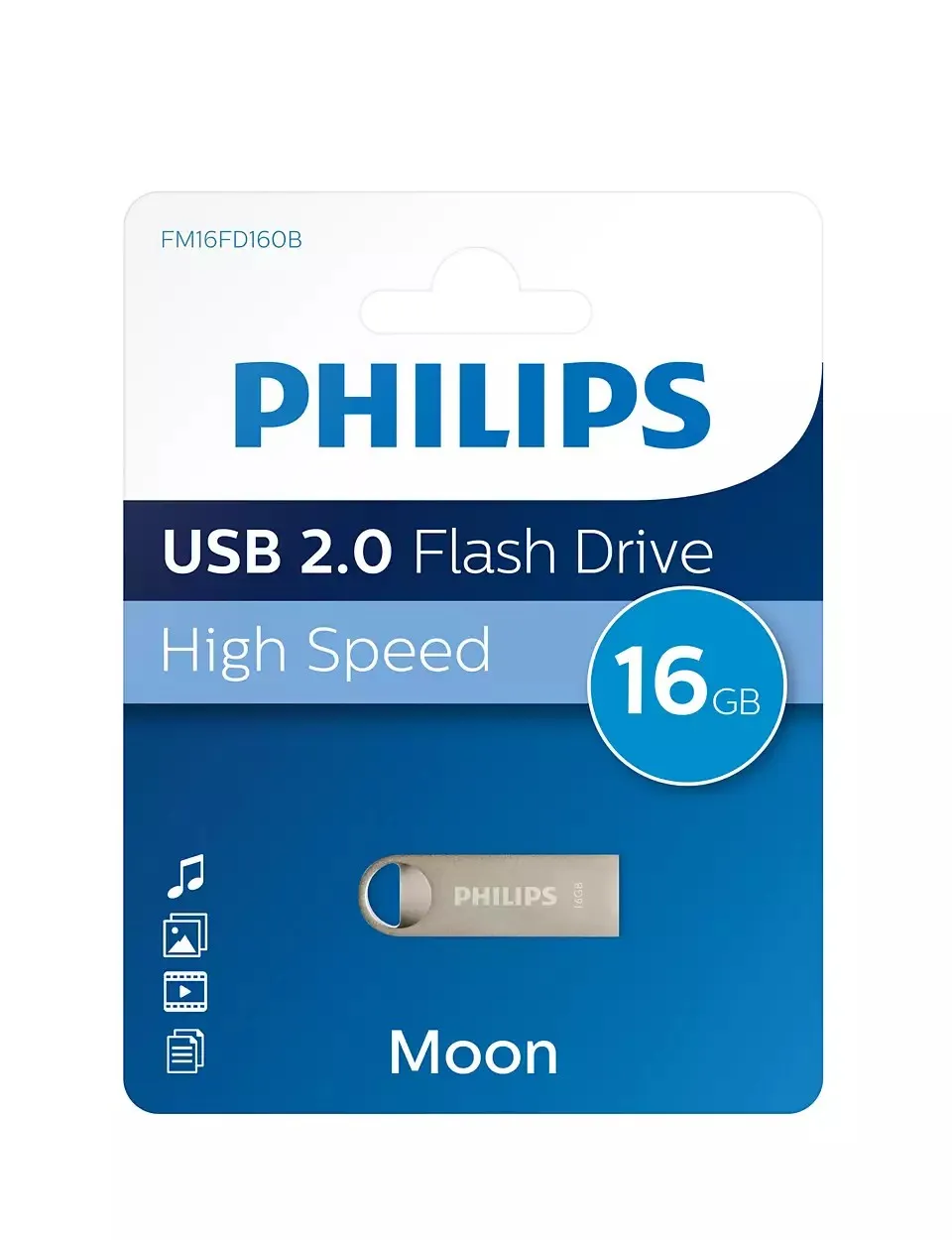 Philips USB 2.0 16GB Moon