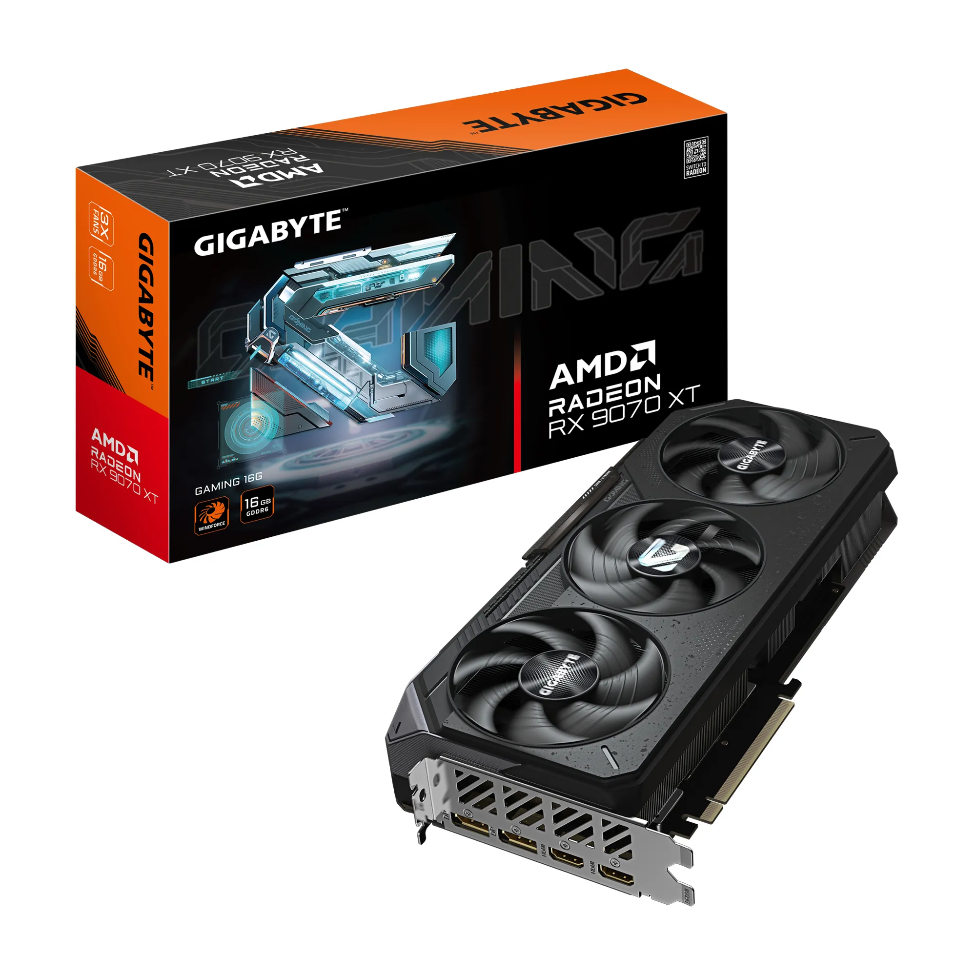 Gigabyte Radeon RX 9070 XT Gaming 16GB - Graphics card