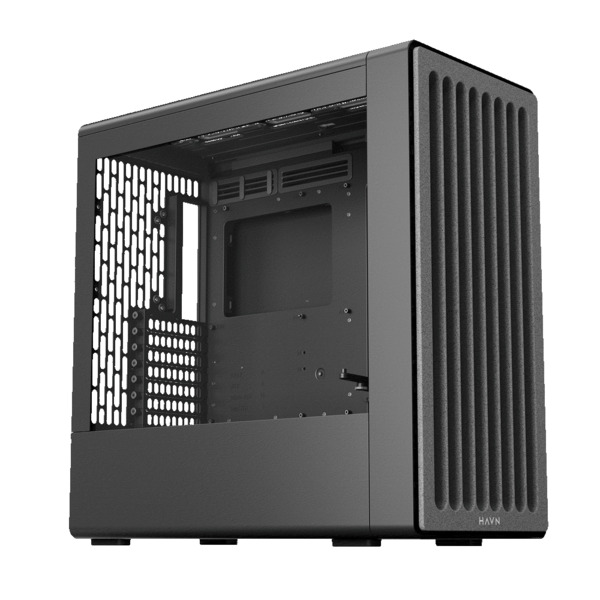 HAVN BF 360 Midi-Tower Case with window, Black