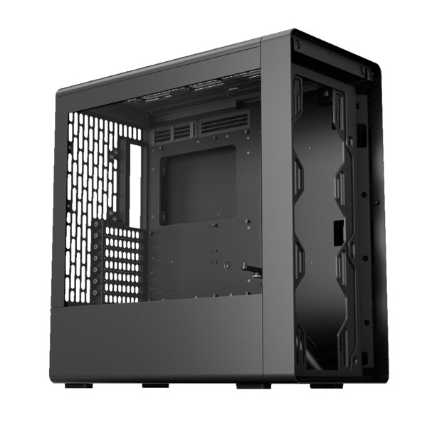 HAVN BF 360 Midi-Tower Case with window, Black
