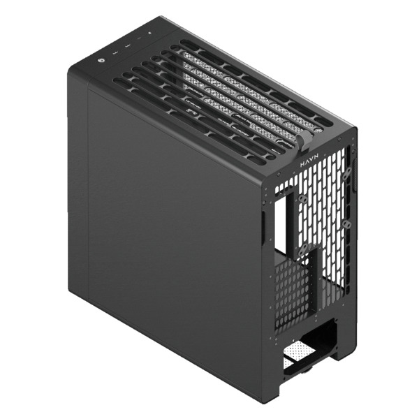 HAVN BF 360 Midi-Tower Case with window, Black