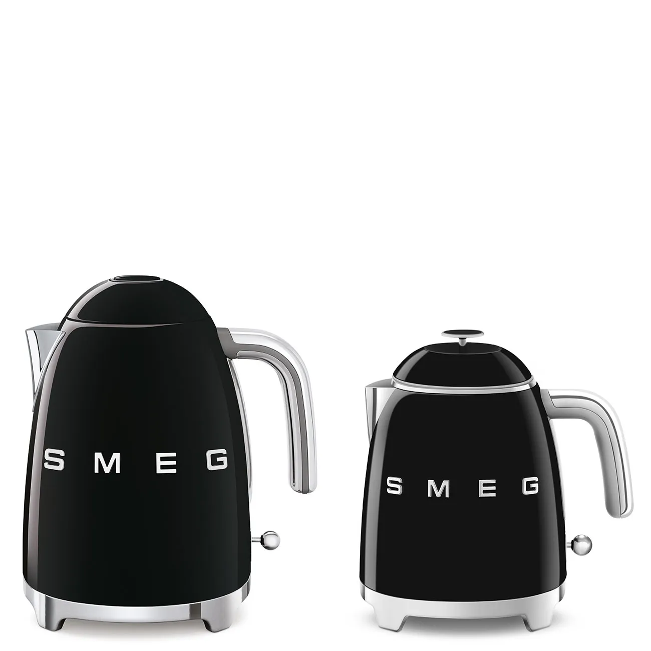 Smeg 50's Style - vattenkokare, Svart, 0.8l