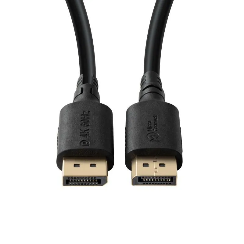 MicroConnect ColorFlex DisplayPort 1.2 LSZH cable, 4K, 3 m, Black