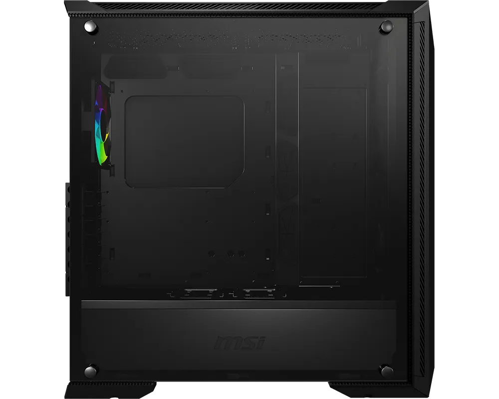MSI MPG GUNGNIR 100 RGB miditower chassi, f&ouml;nster, Svart