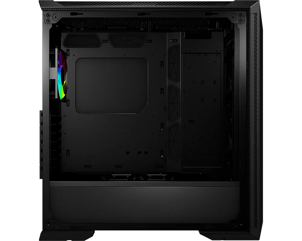 MSI MPG GUNGNIR 100 RGB miditower chassi, f&ouml;nster, Svart