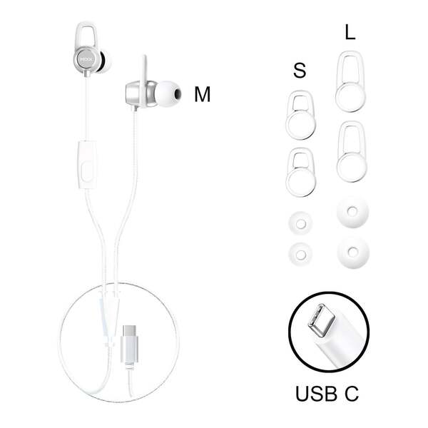 MIXX Headphone SoundPort USB-C In-Ear Wired White