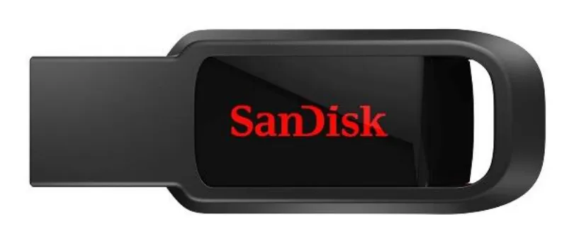 SanDisk Cruzer Spark USB 2.0 128GB memory stick, Black/Red