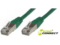MicroConnect Cat6 S/FTP RJ45 7m Network Cable, Green