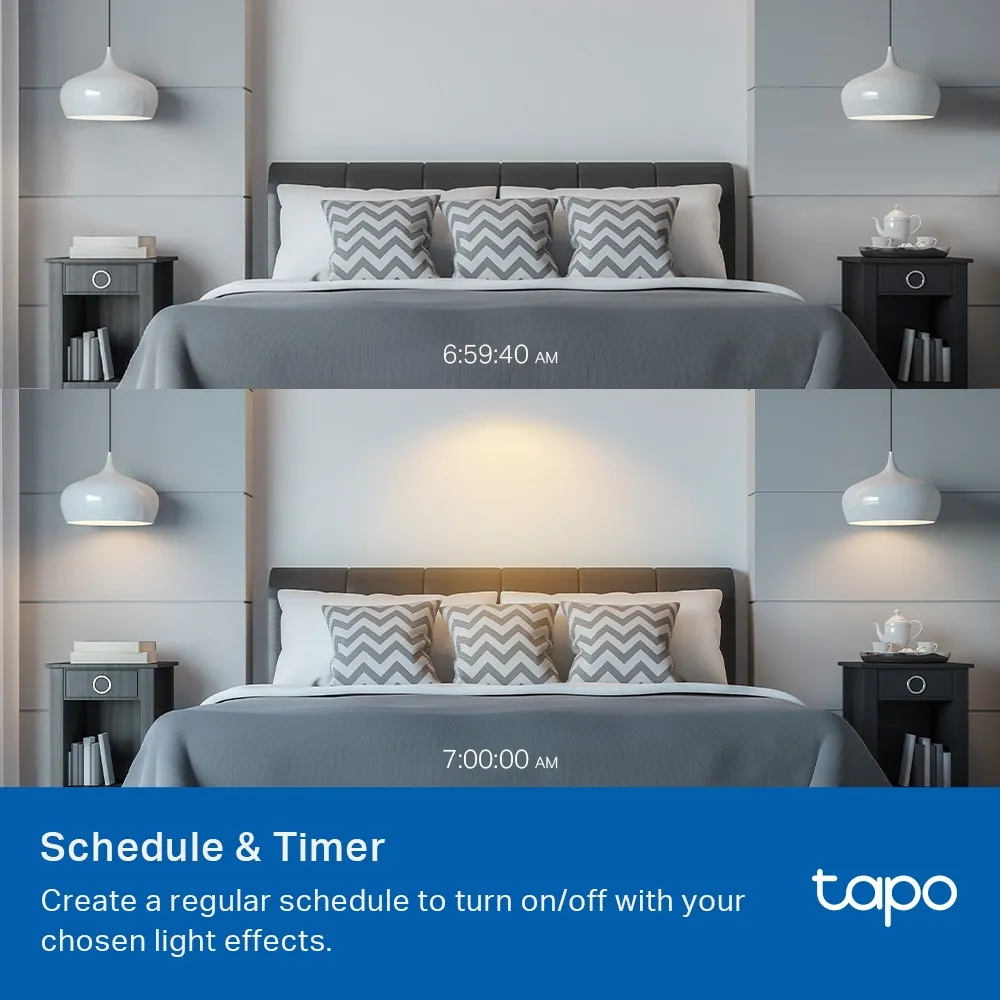 TP-Link Tapo L430P Smart Light Bulb E14 P45 4.8 Watts 470 Lumens Multicolour 1-pack