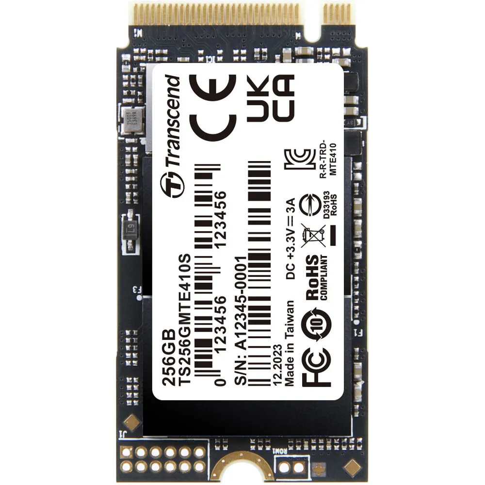 Transcend TS256GMTE410S 256 Gt M.2 2242 PCIe 4.0 NVMe -SSD-levy