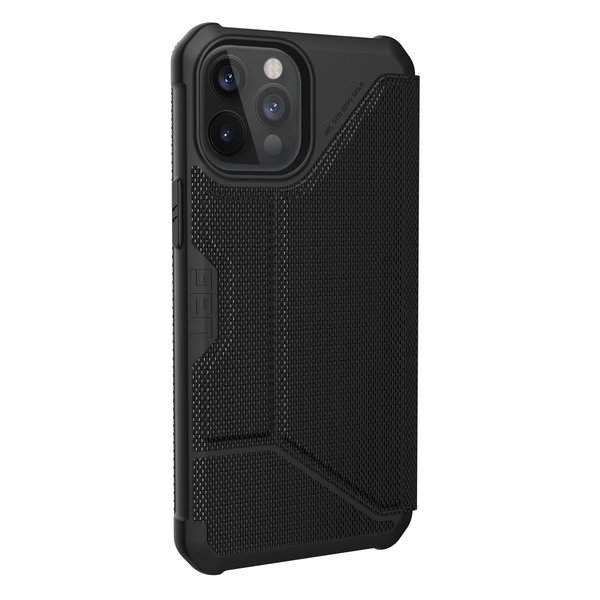 UAG Metropolis, iPhone 12 Pro Max - Flip Case, Kevlar Black