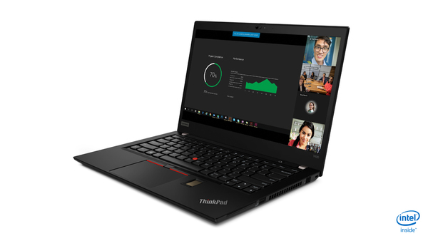 Lenovo 14" ThinkPad T490, 512GB SSD, Nvidia GeForce MX250, Win 10 Pro - Notebook, black