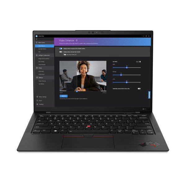 Lenovo ThinkPad X1 Carbon 14&quot; i7-1355U, 2 GB, 512 Gt SSD, Win 11 Pro -kannettava, Musta