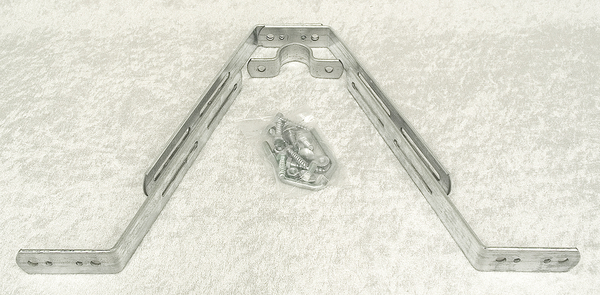 Wall bracket for 38mm Antenna Mast variable clearing 25-45cm