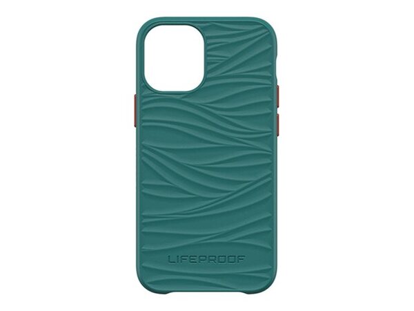LifeProof WAKE - Takakansi matkapuhelimelle - valtameriper&auml;inen kierr&auml;tetty muovi - down under, t&auml;ytel&auml;inen aaltokuvio malleihin Apple iPhone 12 mini - (ei pala