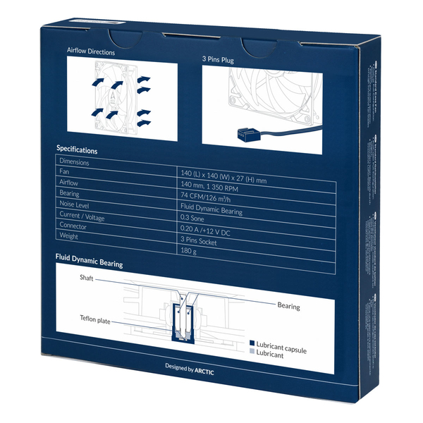 Arctic Cooling F14 - Retail 140mm Standard Fan