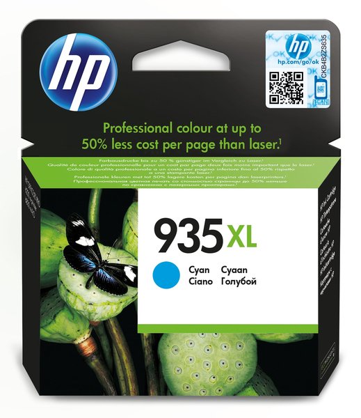 HP 935XL Cyan Ink Cartridge Blister