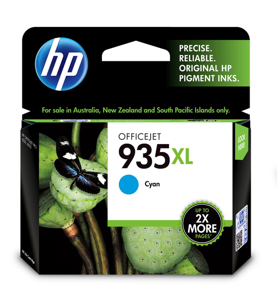 HP 935XL Cyan Ink Cartridge Blister