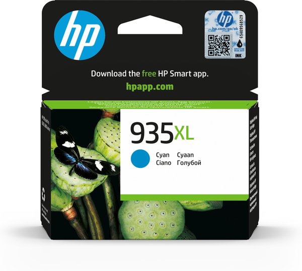 HP 935XL Cyan Ink Cartridge Blister