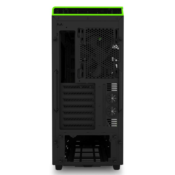 NZXT H440W Mid Tower case, window, Black/Green