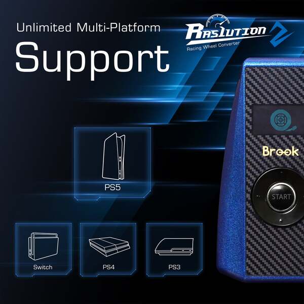 Brook Gaming Ras1ution 2 - PS/Switch Sim-Racing Signal converter