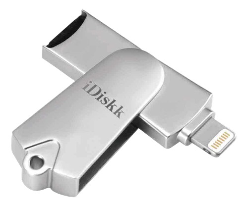 iDiskk Compact MicroSD Card Reader, Lightning Interface