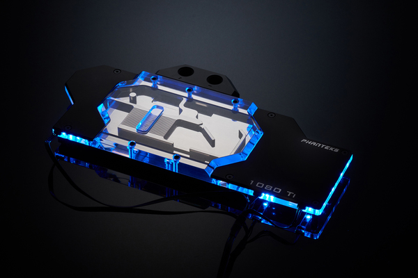 Phanteks Glacier G1080Ti Founders Edition GPU Water block , Satin Blac Phanteks Glacier G1080Ti Founders Edition GPU Water block , Satin Blac