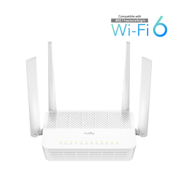 Cudy WR3000H Router, Wi-Fi 6, AX3000, with 2.5G WAN, Black