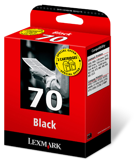 No.70 Black ink cartridge (2)