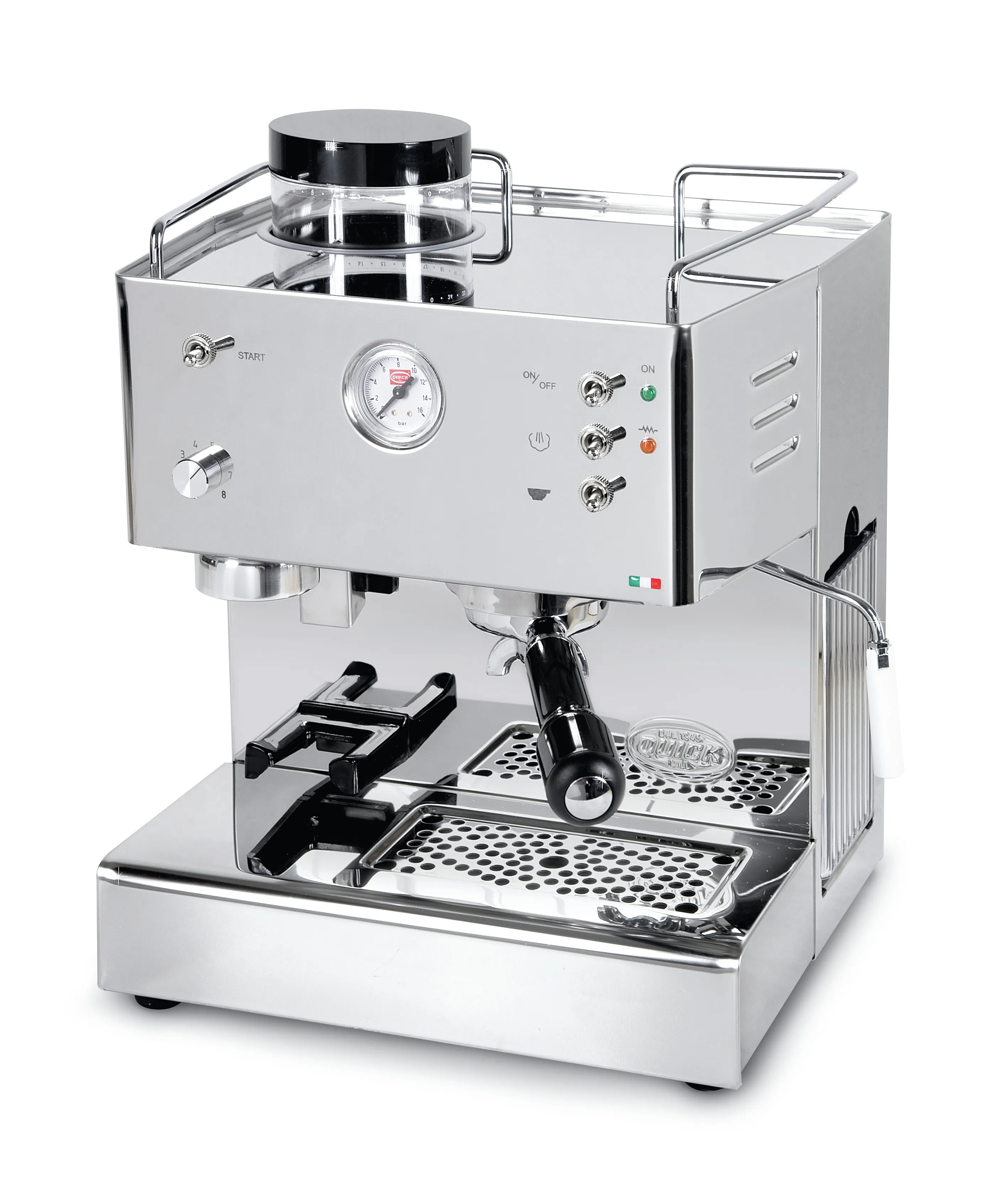 Quick Mill Pegaso 03035-O-L-A -espressokone, 1,8 l, ruostumaton teräs