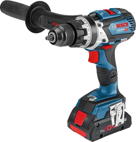 Bosch cordless hammer drill GSB 18 V-110 C Professional, 18Volt&nbsp;(blue / black, L-BOXX, 2x battery ProCORE18V 4.0Ah)