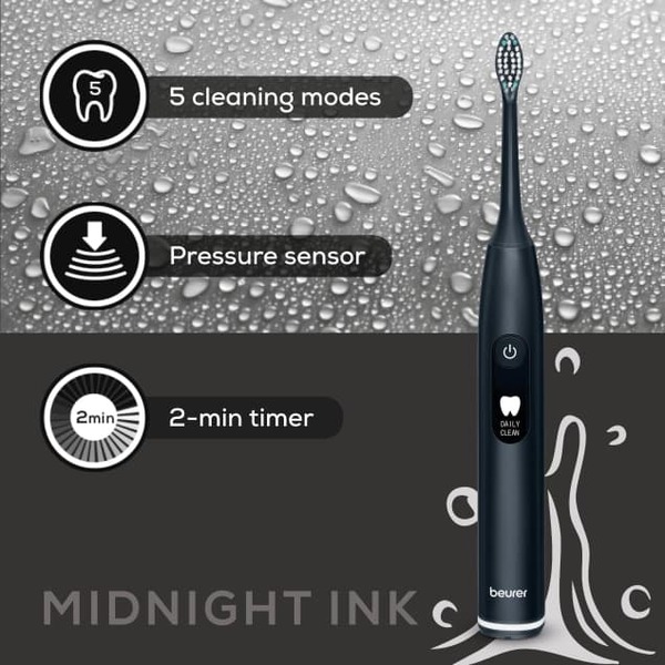 Beurer SC 50 Electric Toothbrush, Midnight Ink