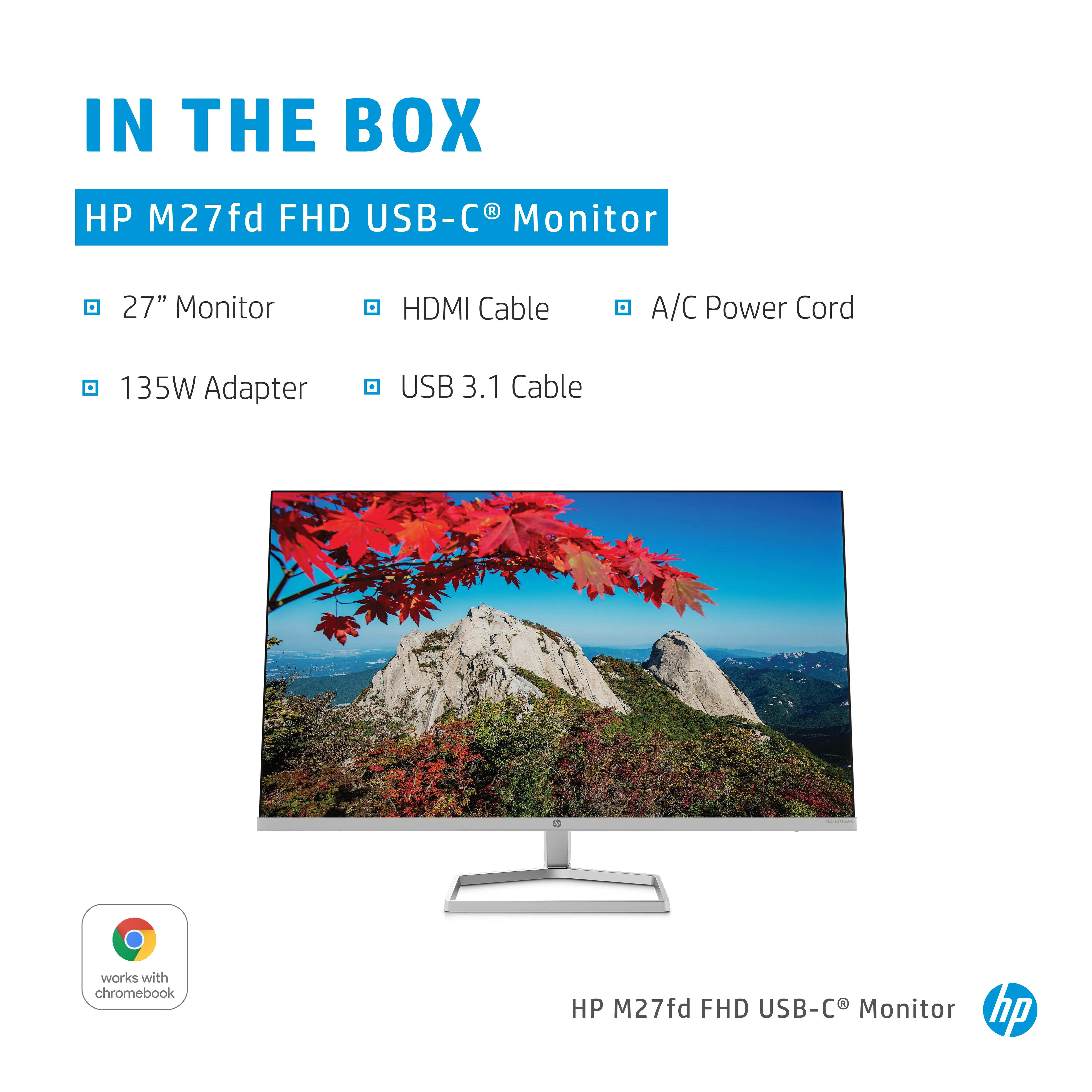 HP 27&quot; M27fd Full HD, IPS -n&auml;ytt&ouml;