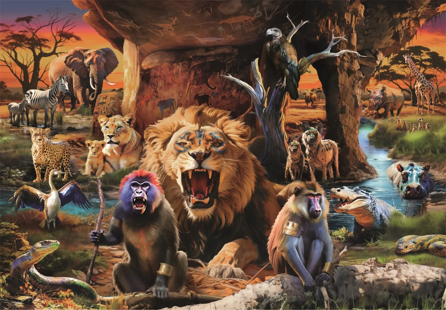 Clementoni High Quality Collection The Tribal Society - puzzle, 1500 pcs