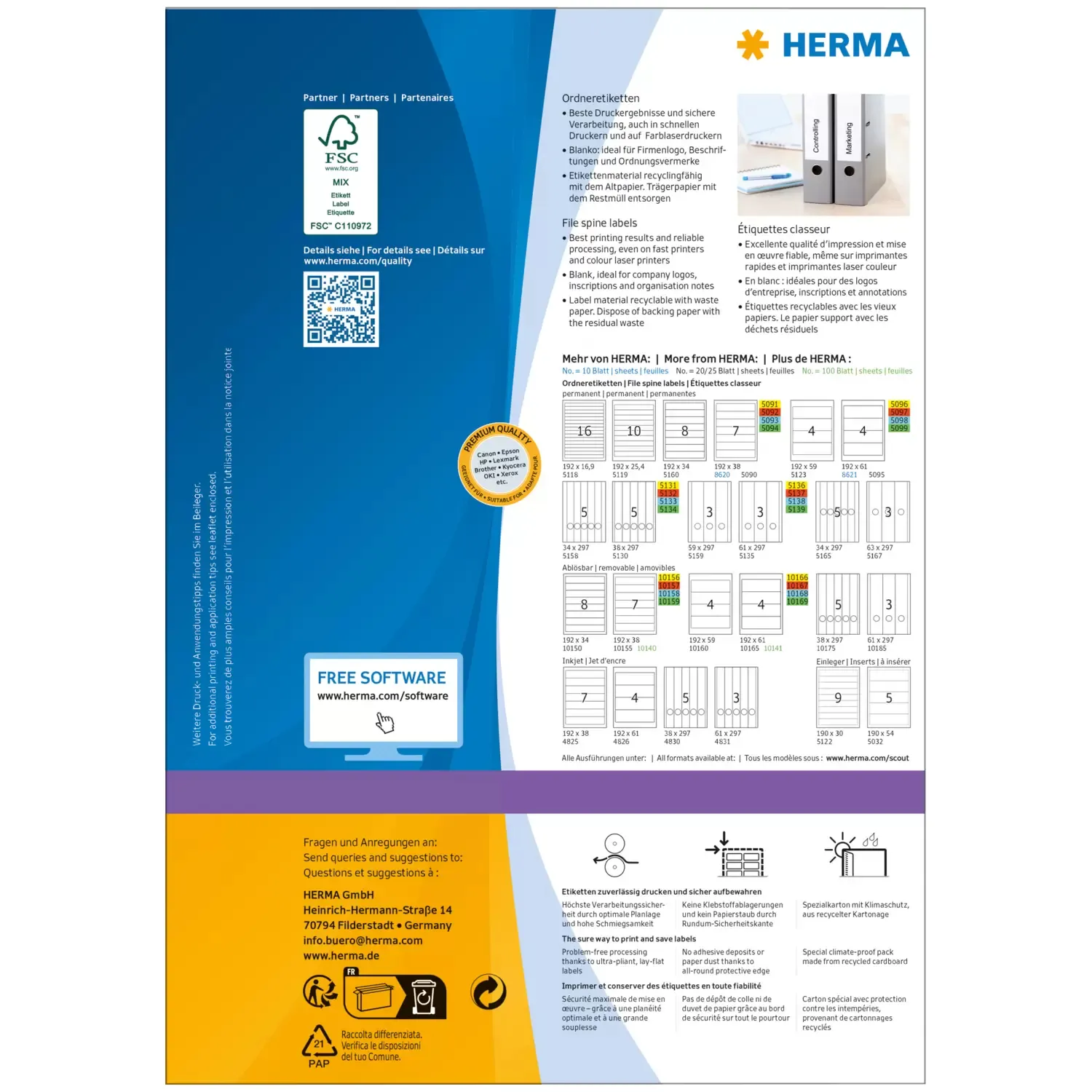 Herma label Special LAF 192x59 (400)
