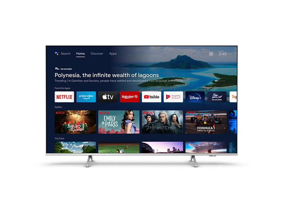 Philips 43&quot; UHD, HDR, P5 PERFECT, 60HZ, DOLBY, CHROMECAST, AL3
