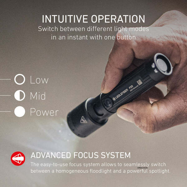 Ledlenser P5R, 750 lm, ficklampa